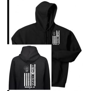 IBEW LOCAL 1245 VERTICAL FLAG USA MADE UNION PRINTED MENS HOODIE BAYSIDE SWEATSHIRT IBEW LOCAL 1245 VERTICAL FLAG USA MADE UNION PRINTED MENS HOODIE BAYSIDE SWEATSHIRT