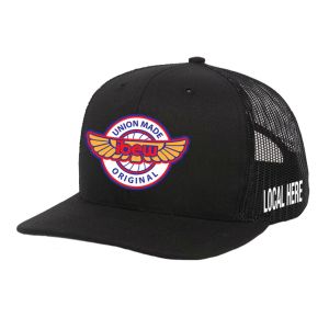 IBEW YOUR LOCAL HERE WINGS UNION MADE TRUCKER HAT BASEBALL CAP HL0016 IBEW YOUR LOCAL HERE WINGS UNION MADE TRUCKER HAT BASEBALL CAP HL0016