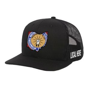 IBEW YOUR LOCAL HERE OHIO LOGO UNION MADE TRUCKER HAT BASEBALL CAP HL0032 IBEW YOUR LOCAL HERE OHIO LOGO UNION MADE TRUCKER HAT BASEBALL CAP HL0032