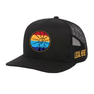 IBEW YOUR LOCAL HERE ROUND BYR CHARCOAL UNION MADE TRUCKER HAT BASEBALL CAP HL0047 IBEW YOUR LOCAL HERE ROUND BYR CHARCOAL UNION MADE TRUCKER HAT BASEBALL CAP HL0047