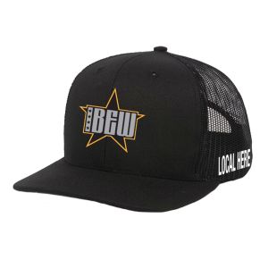 IBEW YOUR LOCAL HERE GOLD STAR UNION MADE TRUCKER HAT BASEBALL CAP HL0066 IBEW YOUR LOCAL HERE GOLD STAR UNION MADE TRUCKER HAT BASEBALL CAP HL0066