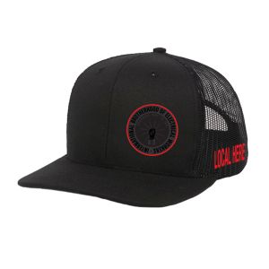 IBEW YOUR LOCAL HERE CHARCOAL ROUND UNION MADE TRUCKER HAT BASEBALL CAP HL0078 IBEW YOUR LOCAL HERE CHARCOAL ROUND UNION MADE TRUCKER HAT BASEBALL CAP HL0078