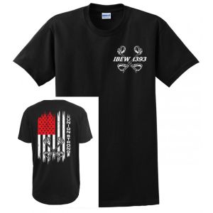 IBEW LOCAL 1393 UNION STRONG USA MADE UNION PRINTED MENS T-SHIRT S-4XL IBEW LOCAL 1393 UNION STRONG USA MADE UNION PRINTED MENS T-SHIRT S-4XL