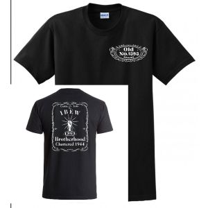 IBEW UNION OLD NUMBER 1393 1944 BROTHERHOOD USA MADE UNION PRINTED MENS TEE T-SHIRT IBEW UNION OLD NUMBER 1393 1944 BROTHERHOOD USA MADE UNION PRINTED MENS TEE T-SHIRT
