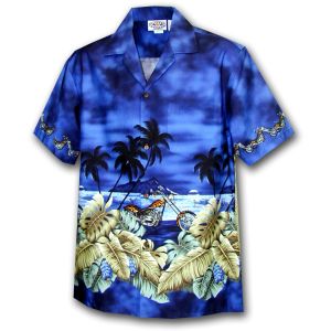 9440-28469 Men's Border Hawaiian Shirts 9440-28469 Men's Border Hawaiian Shirts