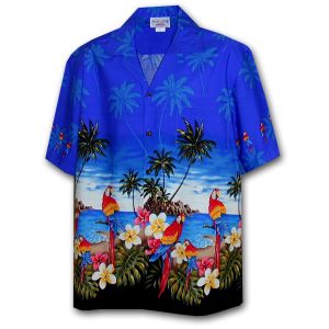 9440-34689 Men's Border Hawaiian Shirts 9440-34689 Men's Border Hawaiian Shirts
