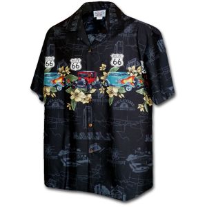 9440-38049 Men's Border Hawaiian Shirts
