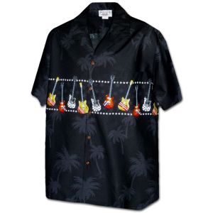 9440-39409 Men's Border Hawaiian Shirts