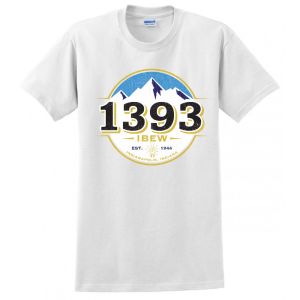 1393 EST 1944 MOUNTAIN LOGO DRINK UP MENS T-SHIRT 1393 EST 1944 MOUNTAIN LOGO DRINK UP MENS T-SHIRT