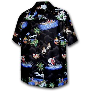 9442-36509 Men's Christmas Matching Front Hawaiian Shirts 9442-36509 Men's Christmas Matching Front Hawaiian Shirts
