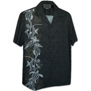 9444-38289 Men's Single Panel Hawaiian Shirts 9444-38289 Men's Single Panel Hawaiian Shirts