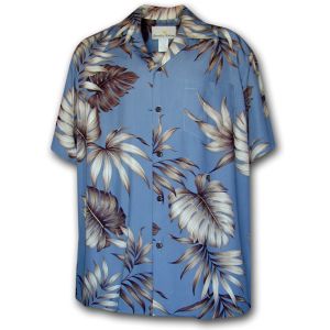 9470-1019 Paradise Motion Men's Rayon Hawaiian Shirts