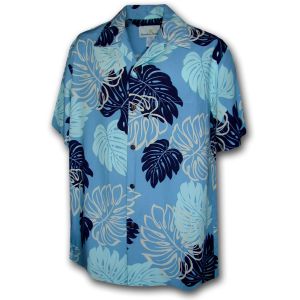 9470-1099 Paradise Motion Men's Rayon Hawaiian Shirts