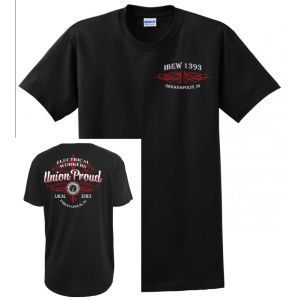 IBEW LOCAL 1393 UNION PROUD USA MADE UNION PRINTED MENS T-SHIRT S-4XL IBEW LOCAL 1393 UNION PROUD USA MADE UNION PRINTED MENS T-SHIRT S-4XL