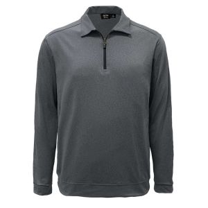 2401-DSJ Mens' L/S 1/4 Zip Polo