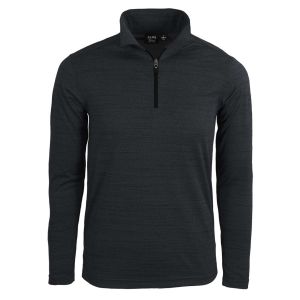 2480-TSJ Men's Tiger Stripe L/S 1/4 Zip Polo