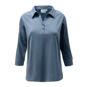 301-DSJ Ladies' Sueded Jersey 3/4 Sleeve Polo