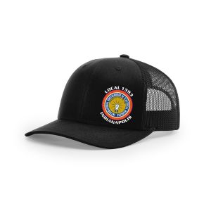 LOCAL 1393 IBEW FULL COLOR ROUND LOGO USA MADE TRUCKER HAT CAP