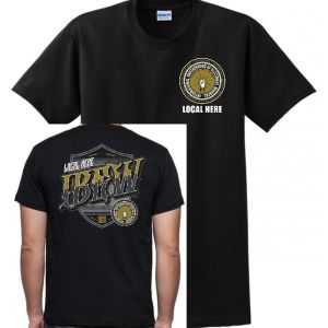 IBEW YOUR LOCAL HERE BIKER LOGO UNION PRINTED USA MADE MENS TEE T-SHIRT