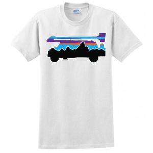 LINEMAN BUCKET TRUCK USA MADE TEE UNION PRINTED MENS SHORT SLEEVE T-SHIRT