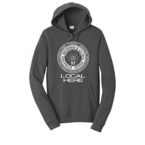 IBEW YOUR LOCAL HERE ROUND LOGO USA MADE UNION PRINTED HOODY 960