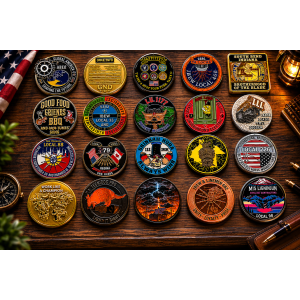 Custom union made challenge coin upload your art