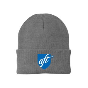 AFT TEACHERS YOUR LOCAL HERE  USA MADE UNION EMBROIDERED BEANIE