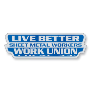 Union Made Reflective Stickers