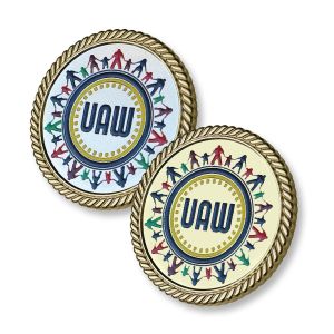 Union Made Dimensional Lapel Pins