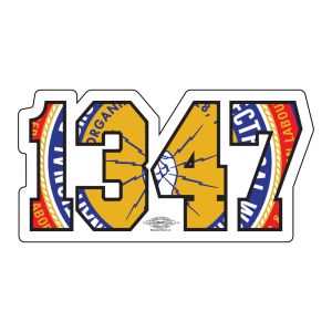 IBEW-UNION-LABEL-1347-DC0025 STICKER