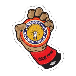 IBEW-INTERNATIONAL-ORGANIZED-NOV-28-1891 Sticker