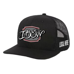 IBEW YOUR LOCAL HERE UNION MADE TRUCKER HAT BASEBALL CAP HL007