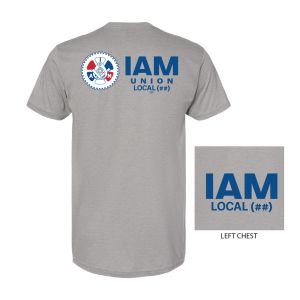 IAM MACHINIST YOUR LOCAL HERE USA MADE UNION PRINTED MENS TRI BLEND T-SHIRT 5710