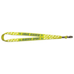 USA Made-Dye Sublimated Lanyard w/Clip (3/4" wide)