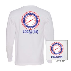 IUOE INTERNATIONAL UNION OF OPERATING ENGINEERS USA MADE UNION PRINTED MENS LONG SLEEVE T-SHIRT 5060