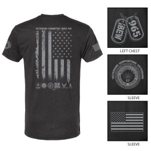 IBEW LOCAL 965 FLAG USA MADE T-SHIRT UNION PRINTED SHORT SLEEVE