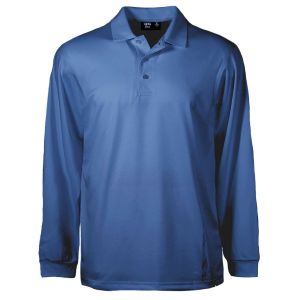 LS1342-AQD Men's Long Sleeve Polo