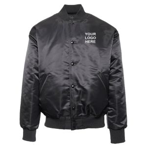 YOUR LOGO HERE WITH LOCAL NUMBER SATIN USA MADE JACKET
