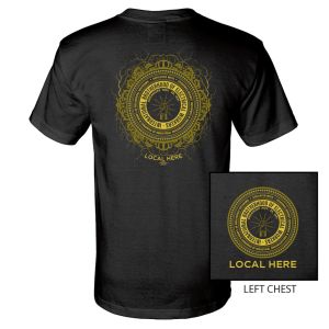 IBEW YOUR LOCAL HERE GOLD TATOO USA MADE UNION PRINTED T-SHIRT SL0052