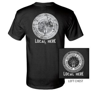 IBEW YOUR LOCAL HERE SNOW CAMO USA MADE UNION PRINTED T-SHIRT SL0056